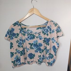 American apparel once size crop top
